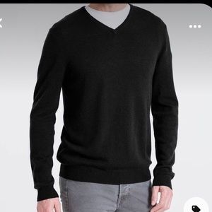 Zara | Sweaters | Zara Mens Black V Neck Wool Sweater | Poshmark